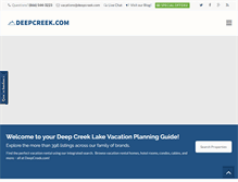 Tablet Screenshot of deepcreek.com